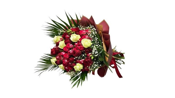 Roses & Mini Roses Shades Big Bouquet