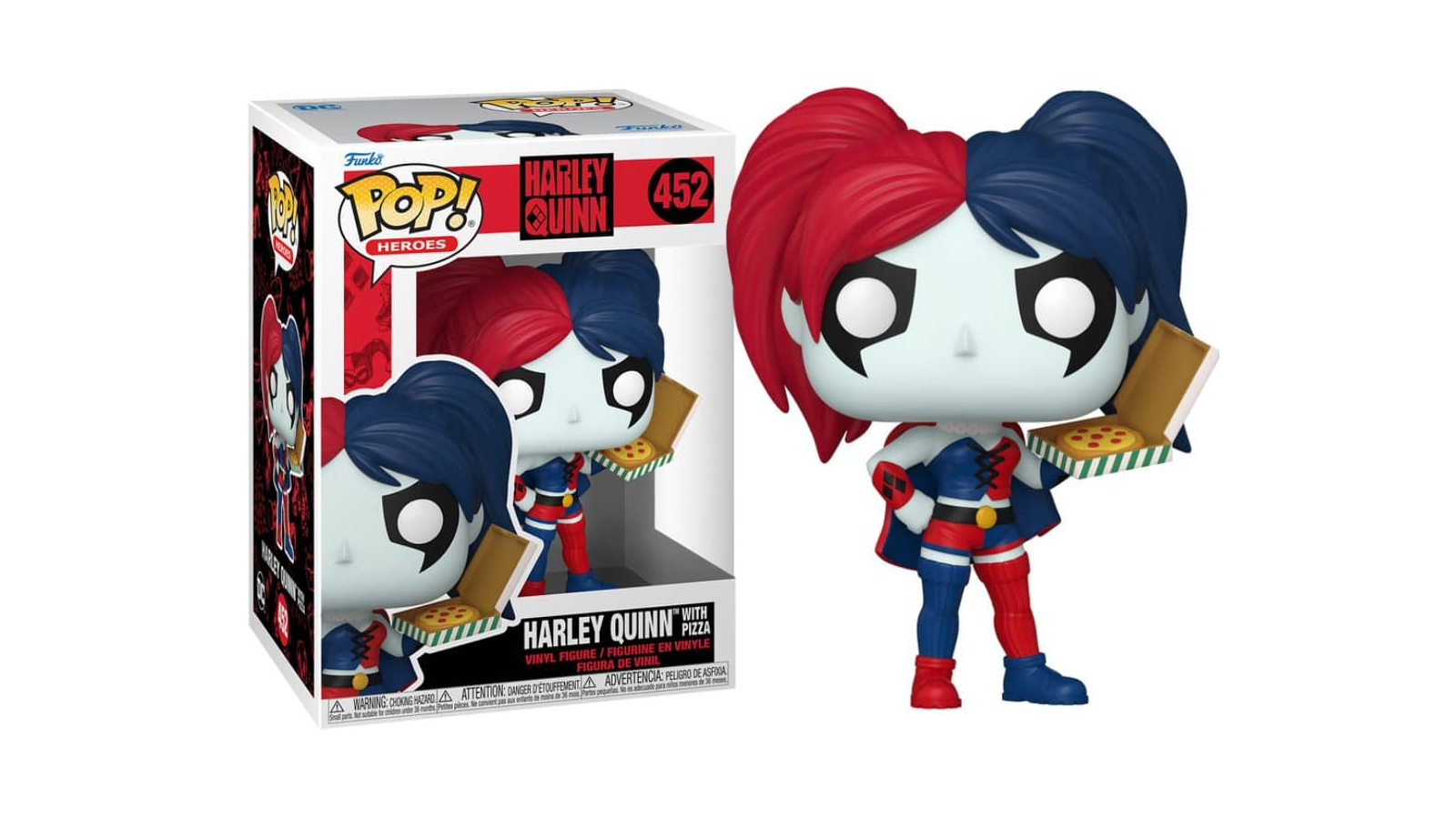 Funko Pop! Heroes: Harley Quinn - Harley Quinn With Pizza #452