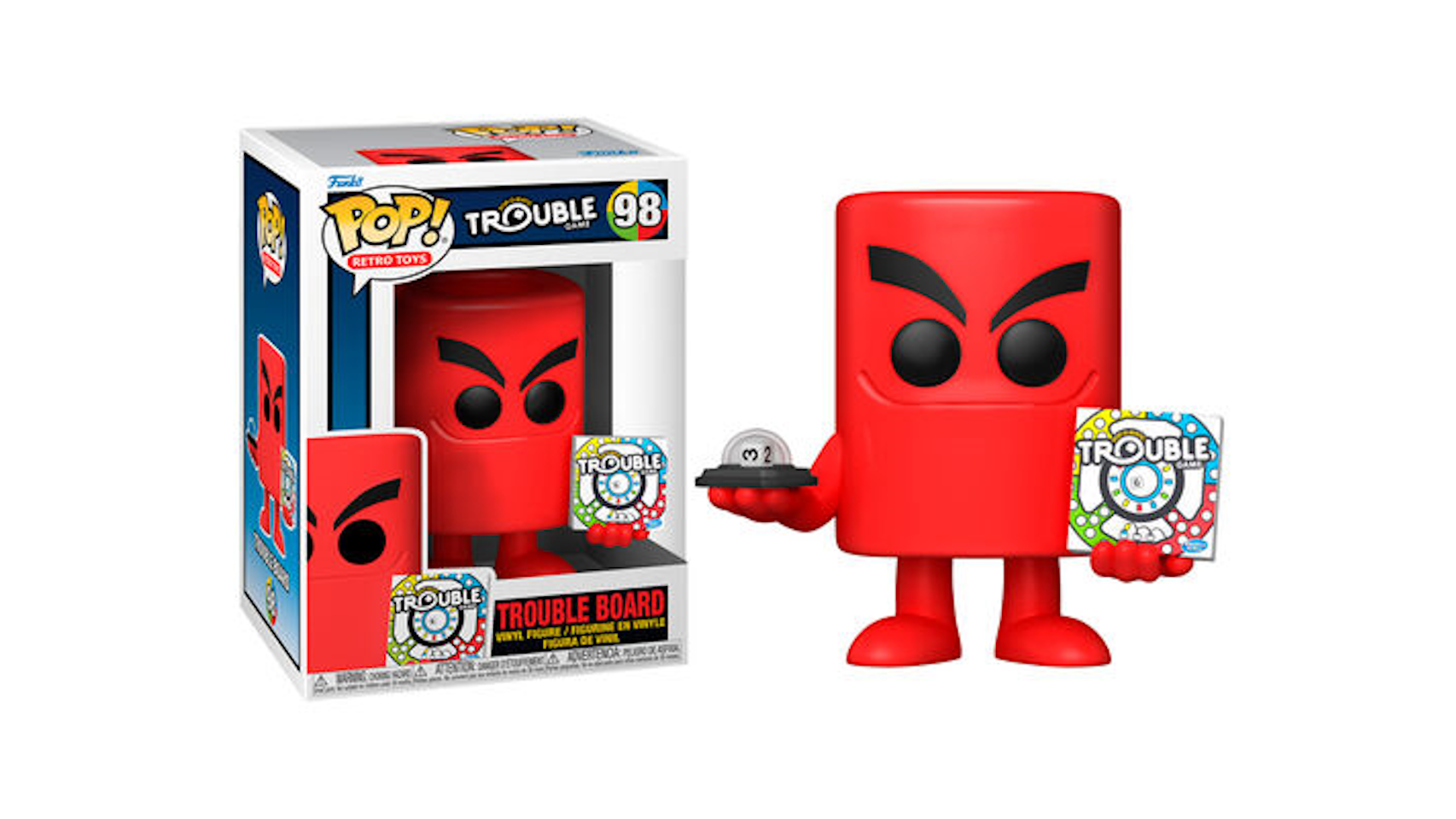 Funko Pop! Retro Toys Hasbro: Trouble - Trouble Board #98