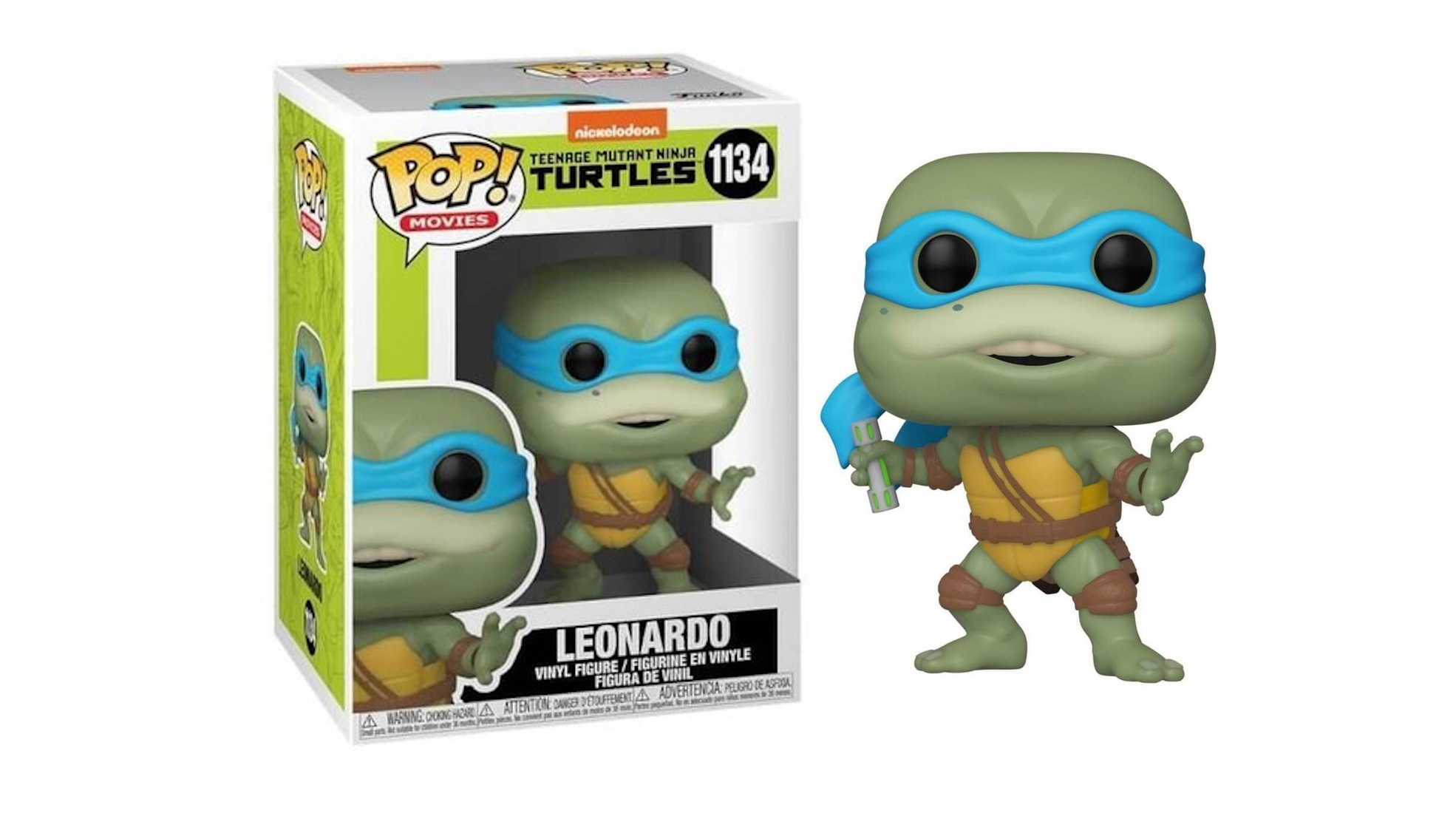 Funko Pop! - Movies: Teenage Mutant Ninja Turtles - Leonardo #1134