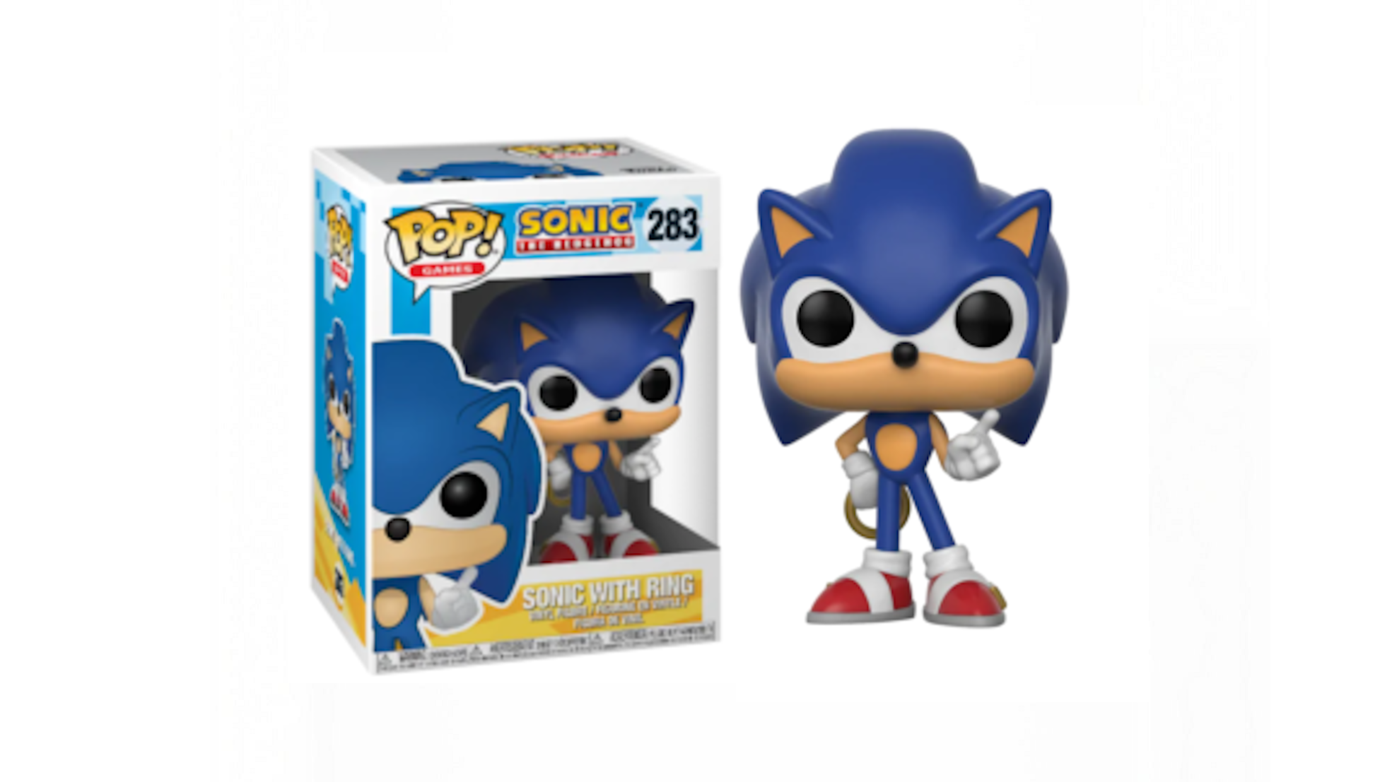 Funko Pop! Sonic The Hedgehog - Sonic With Ring #283