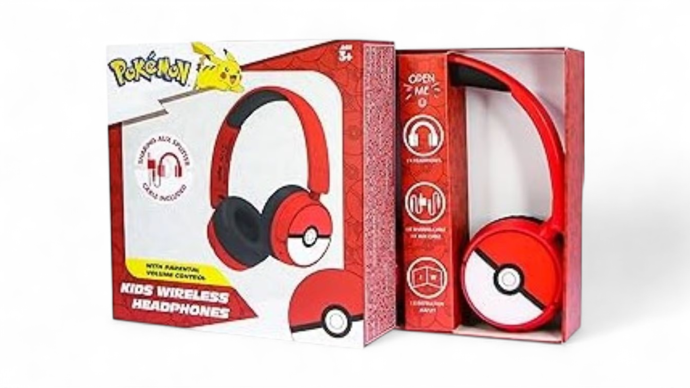 Pokémon BALL Wireless Kids Headphones