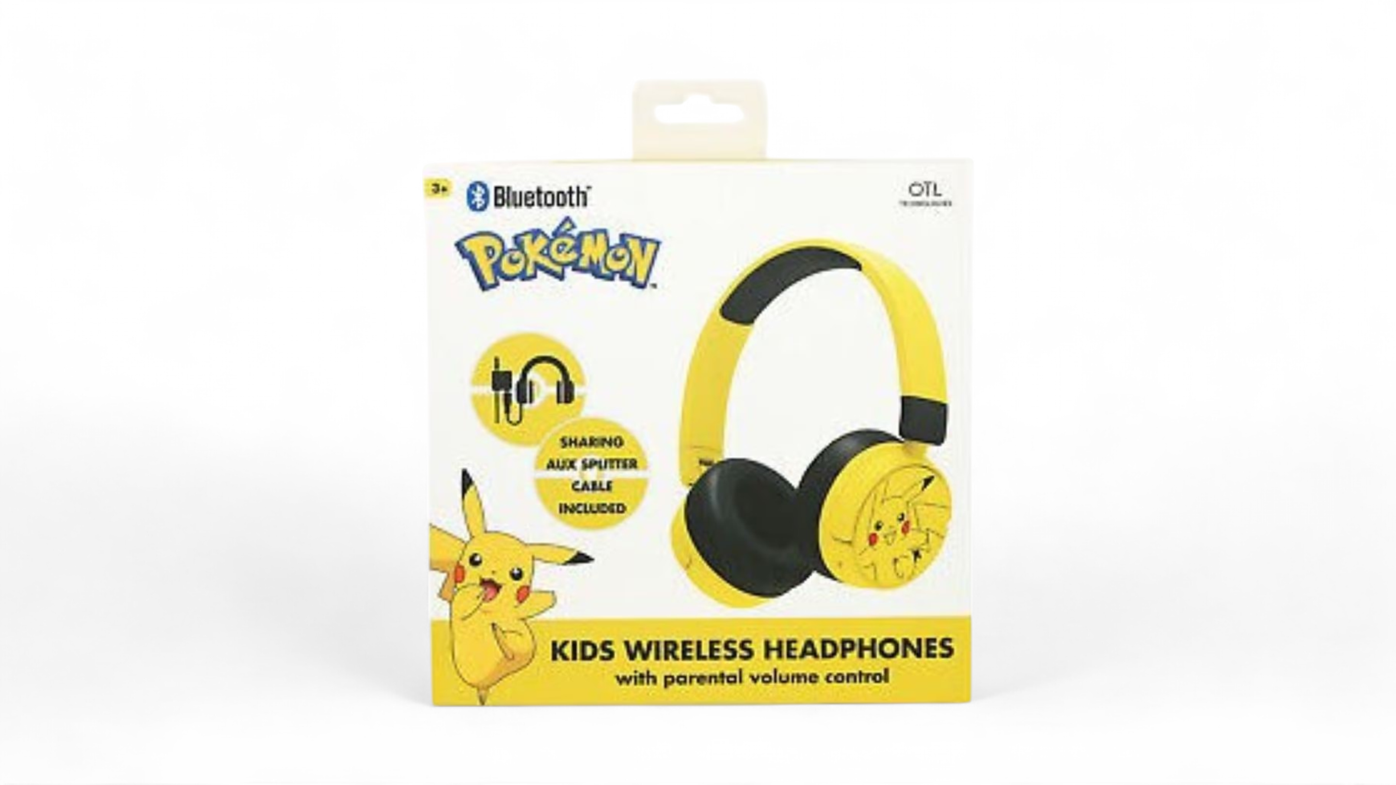 OTL Technologies Pokemon Pikachu Kids Yellow Bluetooth Wireless Headphones