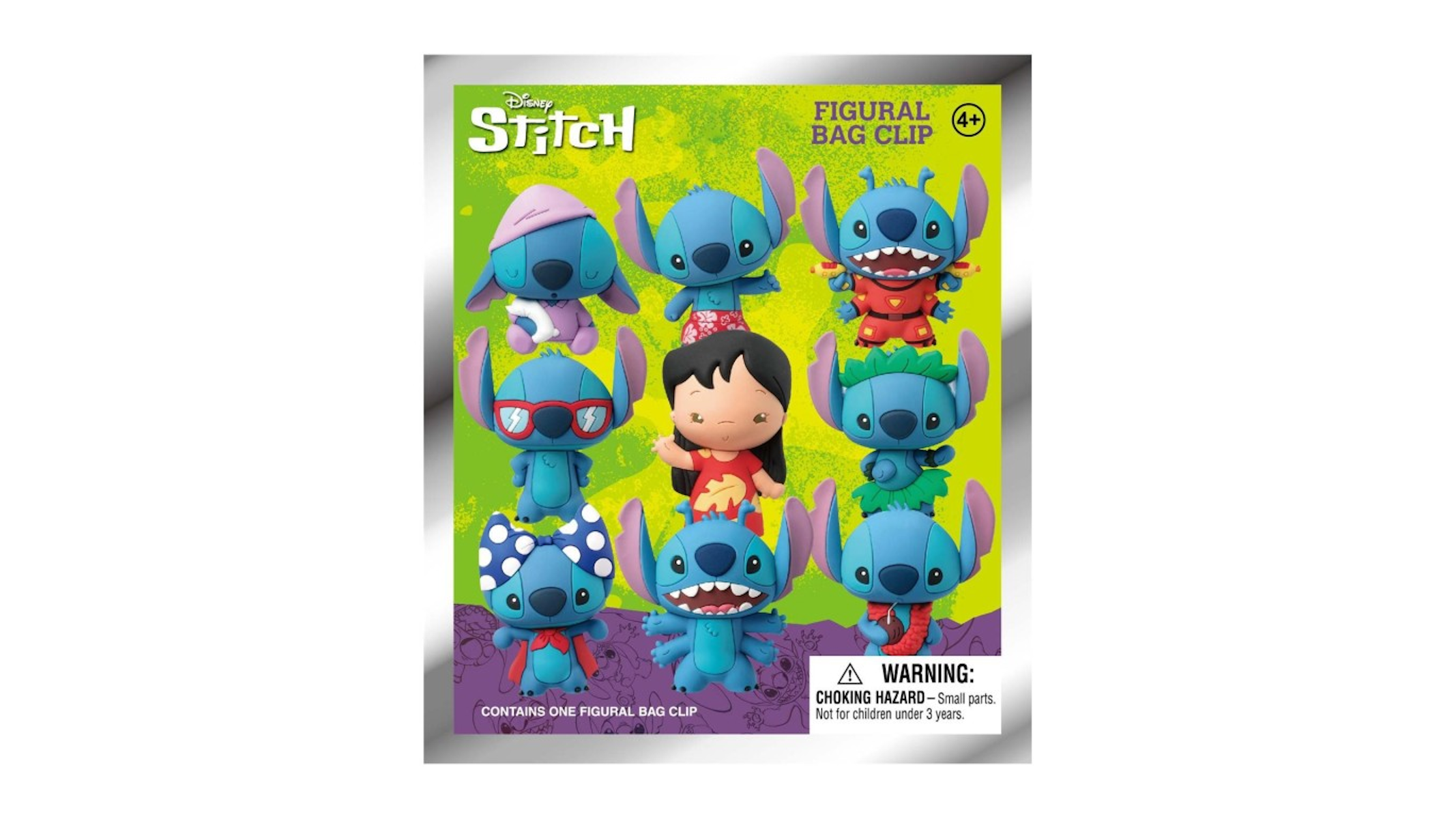 Monogram Disney: Stitch (Blind Bag/Random) 3D Foam Bag Clips Figures
