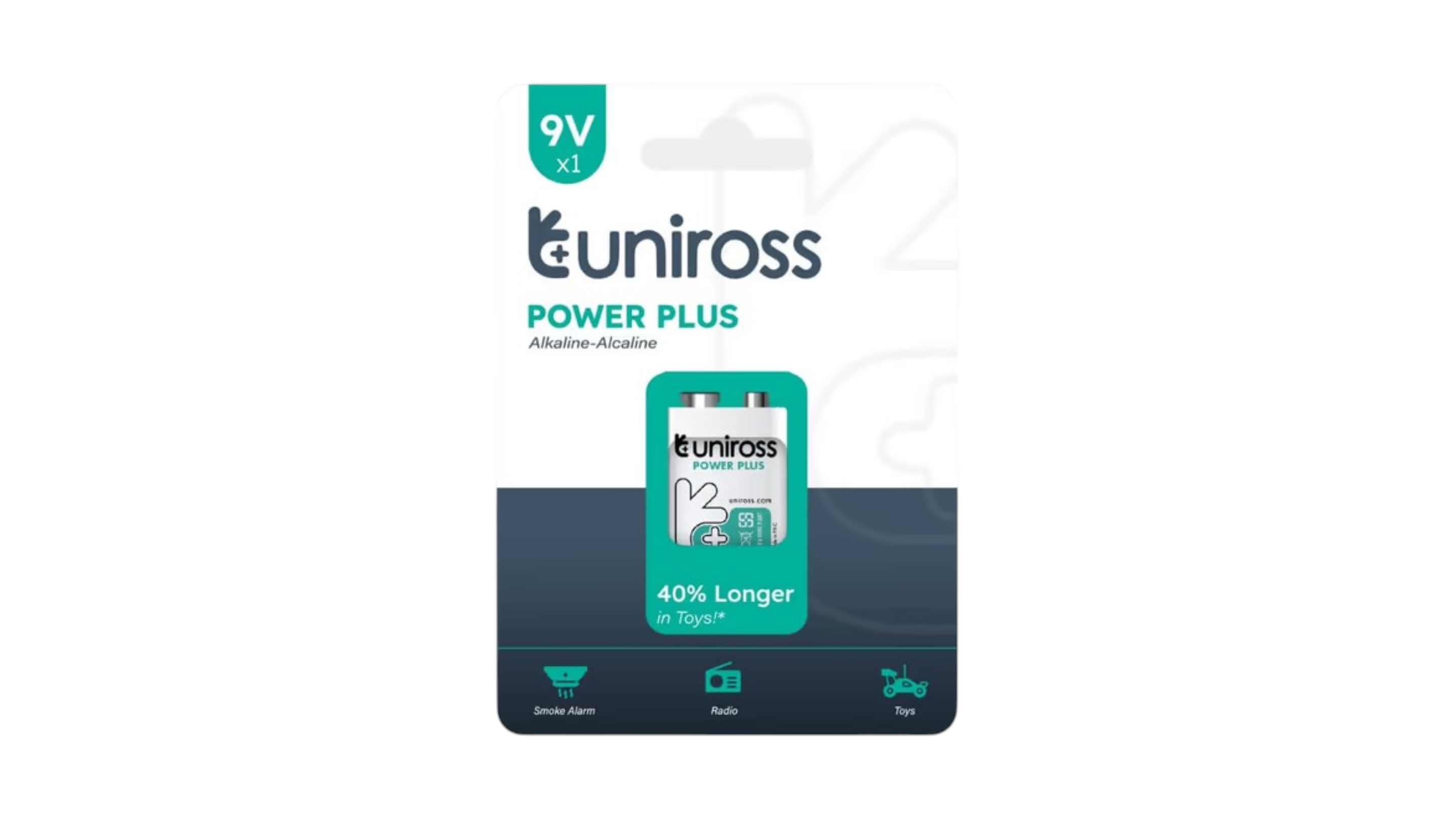 Uniross Ultra Power Plus Battery 9V