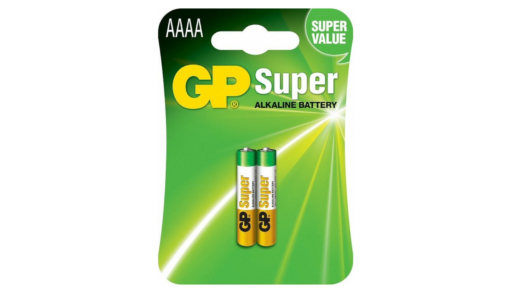 GP Super AAAA Alkaline Batteries 2x