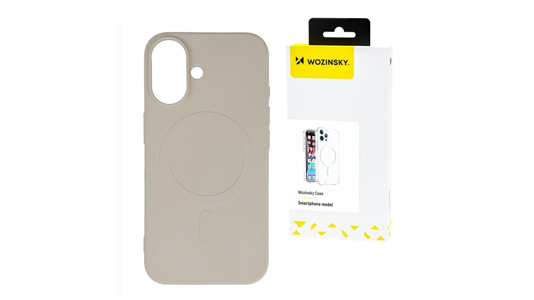 Samsung S25 Silicone Magsafe Case Biege