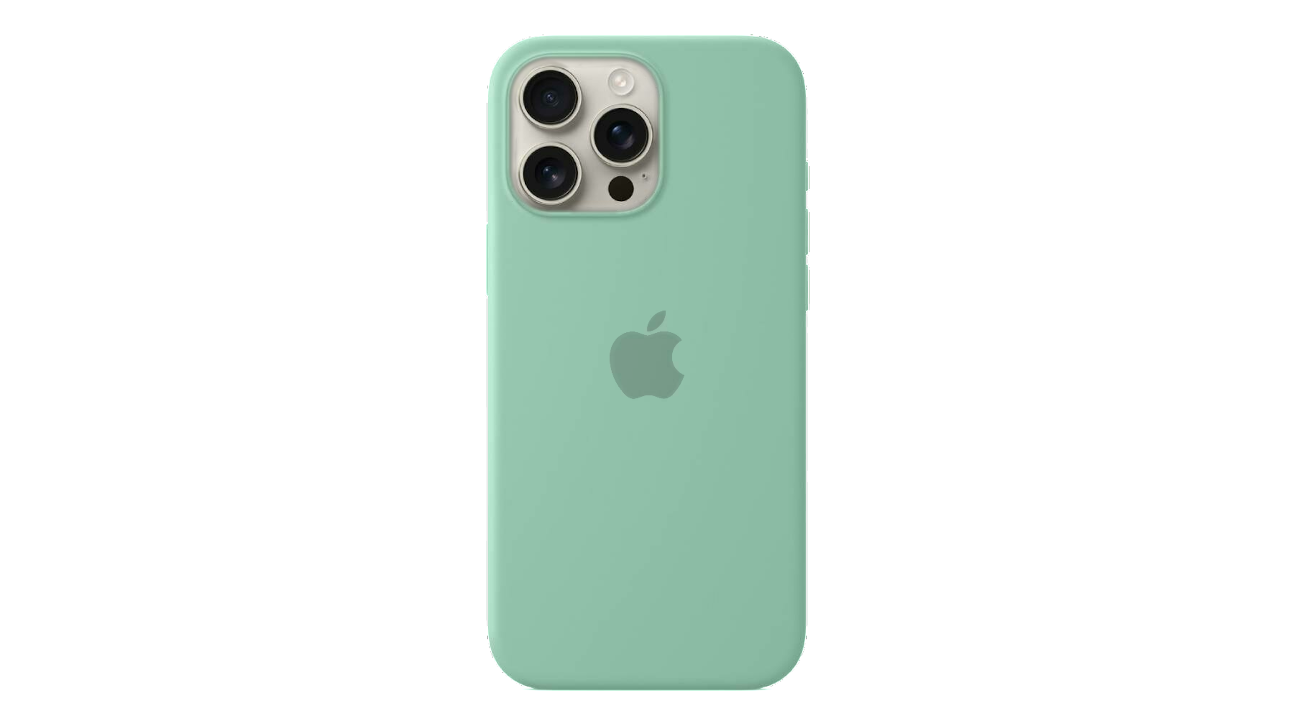 iPhone 16 Pro Max Silicone Case Mint