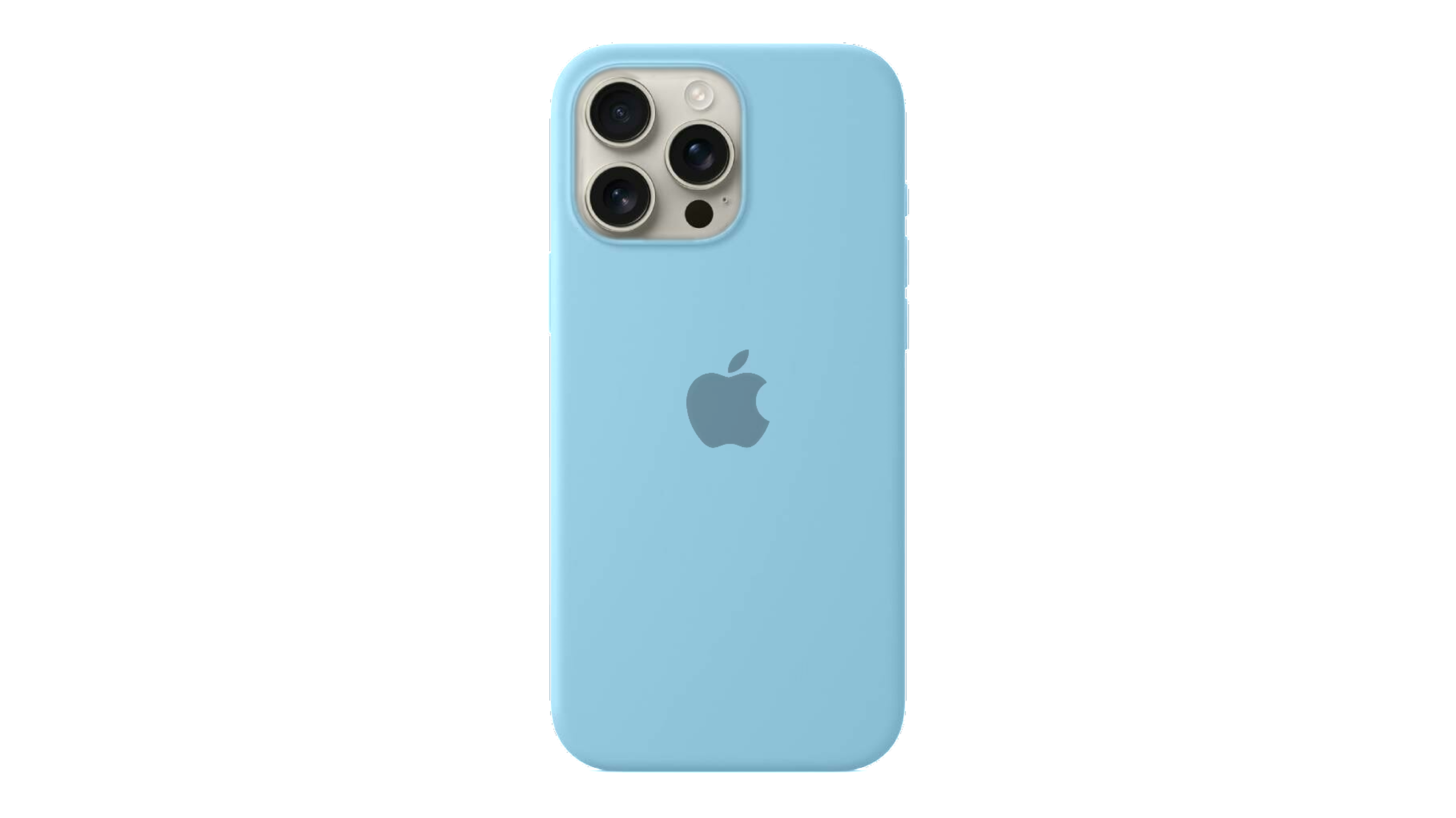 iPhone 16 Pro Silicone Case Light Blue