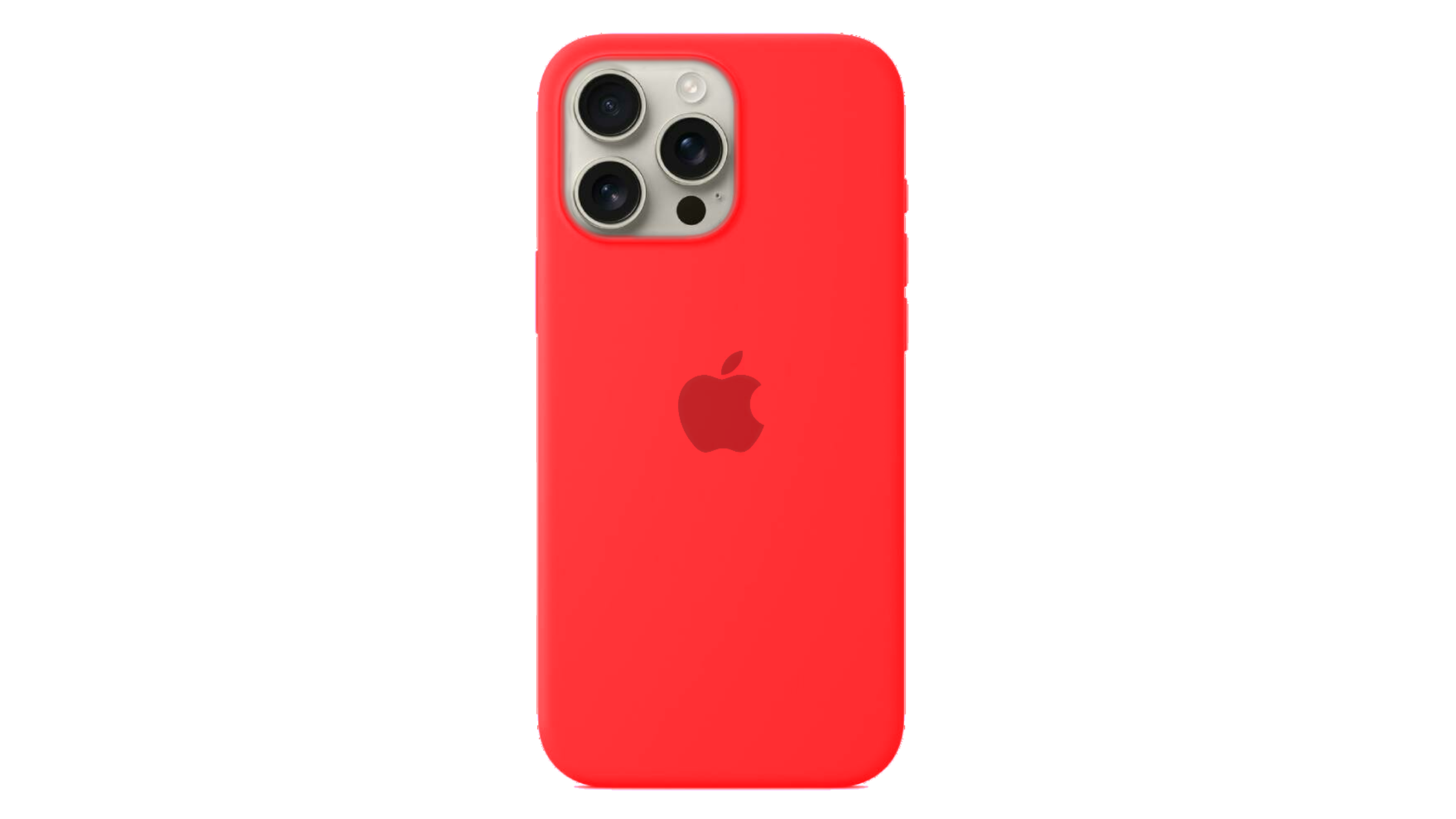 iPhone 16 Pro Silicone Case Red