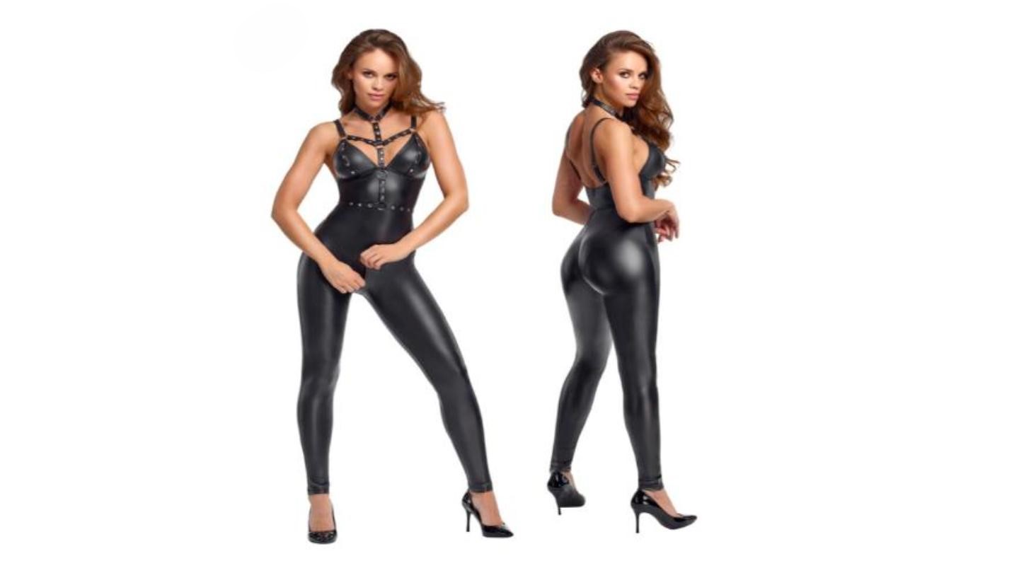 Jumpsuit with straps and long legs M