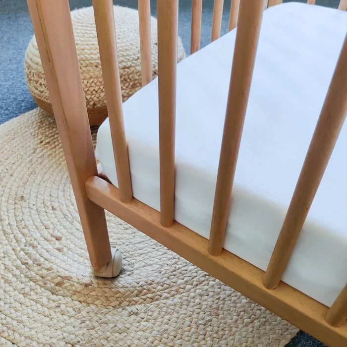 Candide Fitted sheet White Jersey cotton 60x120cm