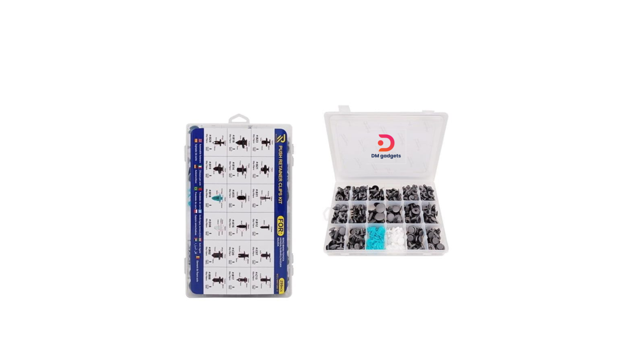 643E#Rchang® Universal Plastic Car Clips 299 pcs – Push Retainer Clips Kit