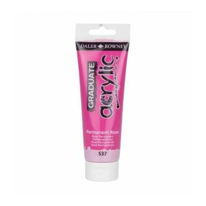 Acrylic Paint Graduate 120ml - Permanent Rose
