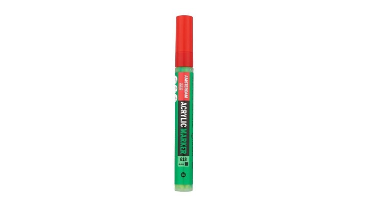 Acrylic marker 4 mm Permanent Green Light 618