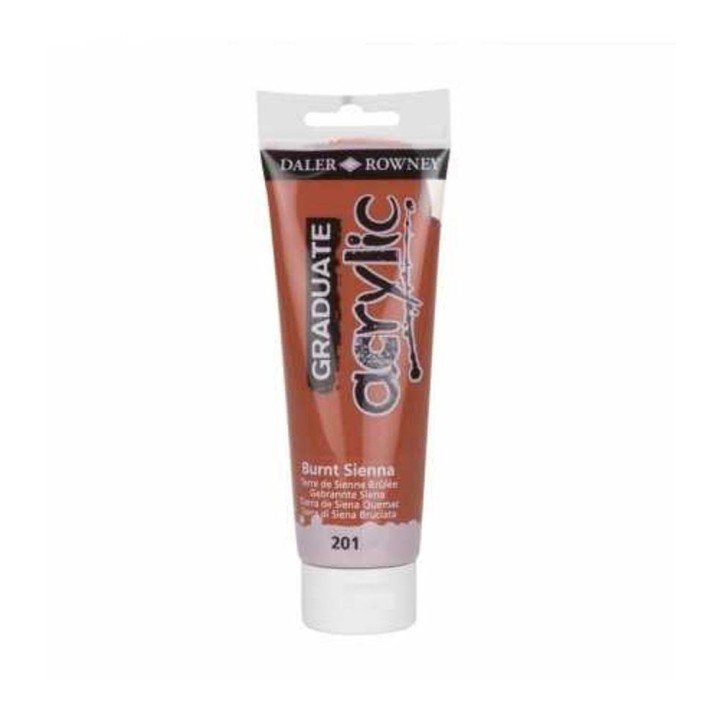 Acrylic Paint Graduate 120ml - Burnt Sienna