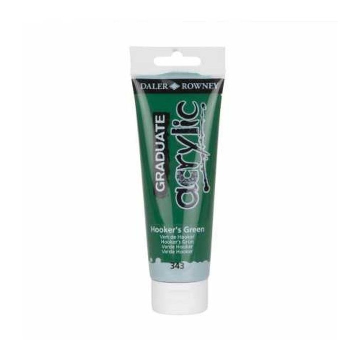 Acrylic Paint Graduate 120ml - Hooker's Green
