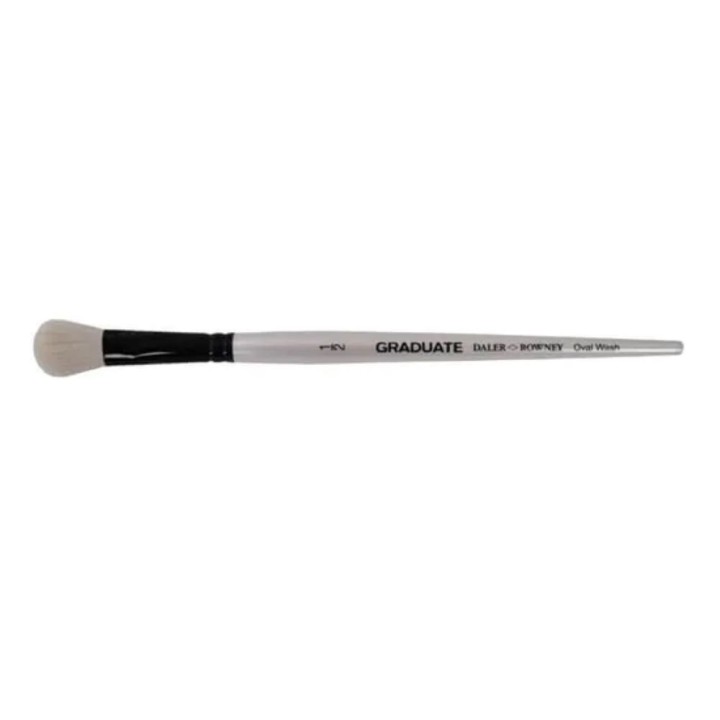 Daler-Rowney Graduate Brush White Goat Oval Wash 1/2IN