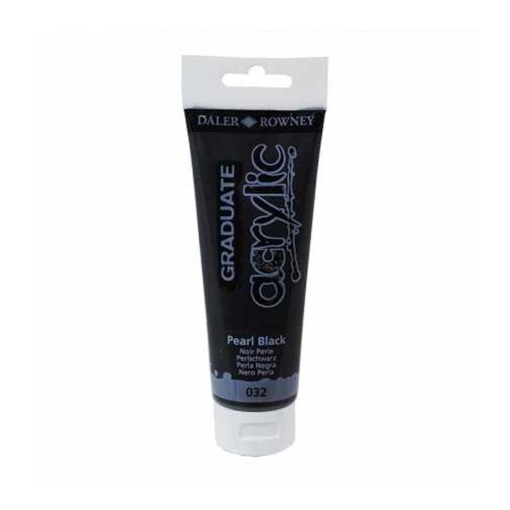 Acrylic Paint Graduate 120ml - Pearl Black