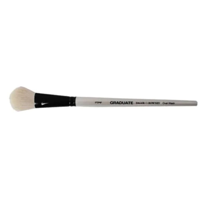 Daler-Rowney Graduate Brush White Goat Oval Wash 3/4IN
