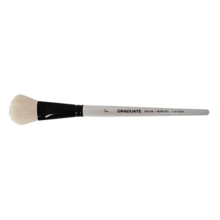 Daler-Rowney Graduate Brush White Goat Oval Wash 1IN
