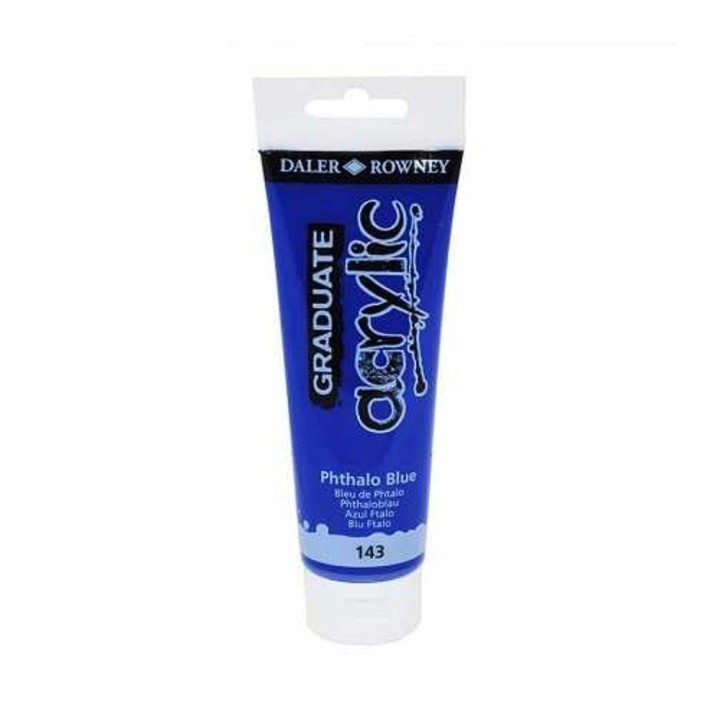 Acrylic Paint Graduate 120ml - Phthalo Blue