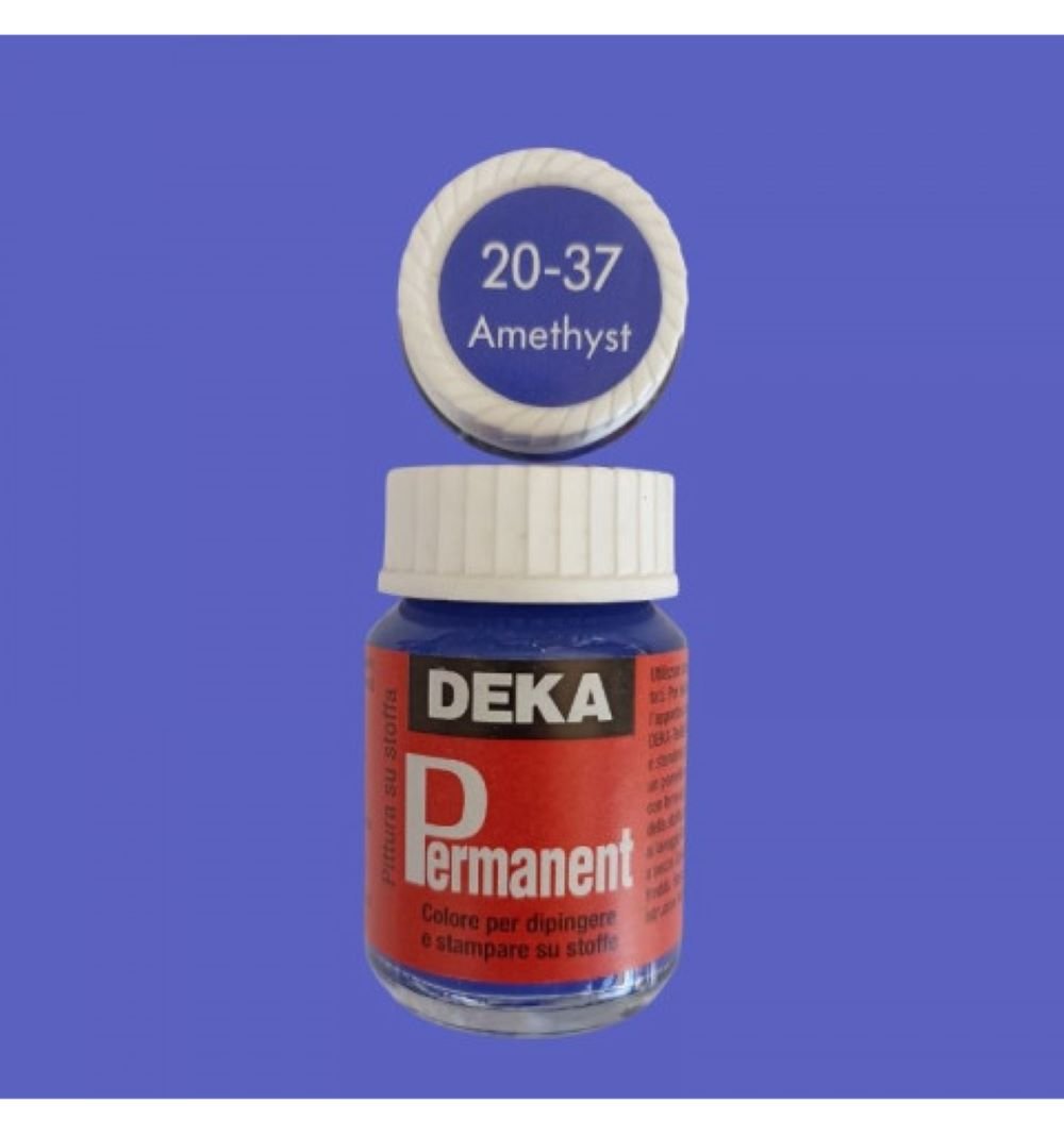 DEKA Permanent Fabric Paint 25 ml Amethyst 2037