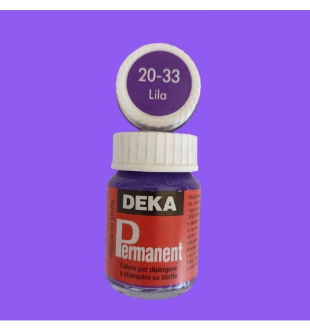 DEKA Permanent Fabric Paint 25 ml Lila 2033