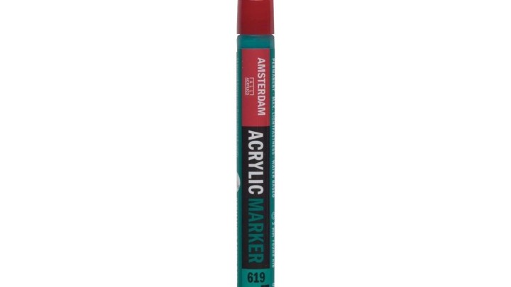 Acrylic marker 2 mm Permanent Green Deep 619