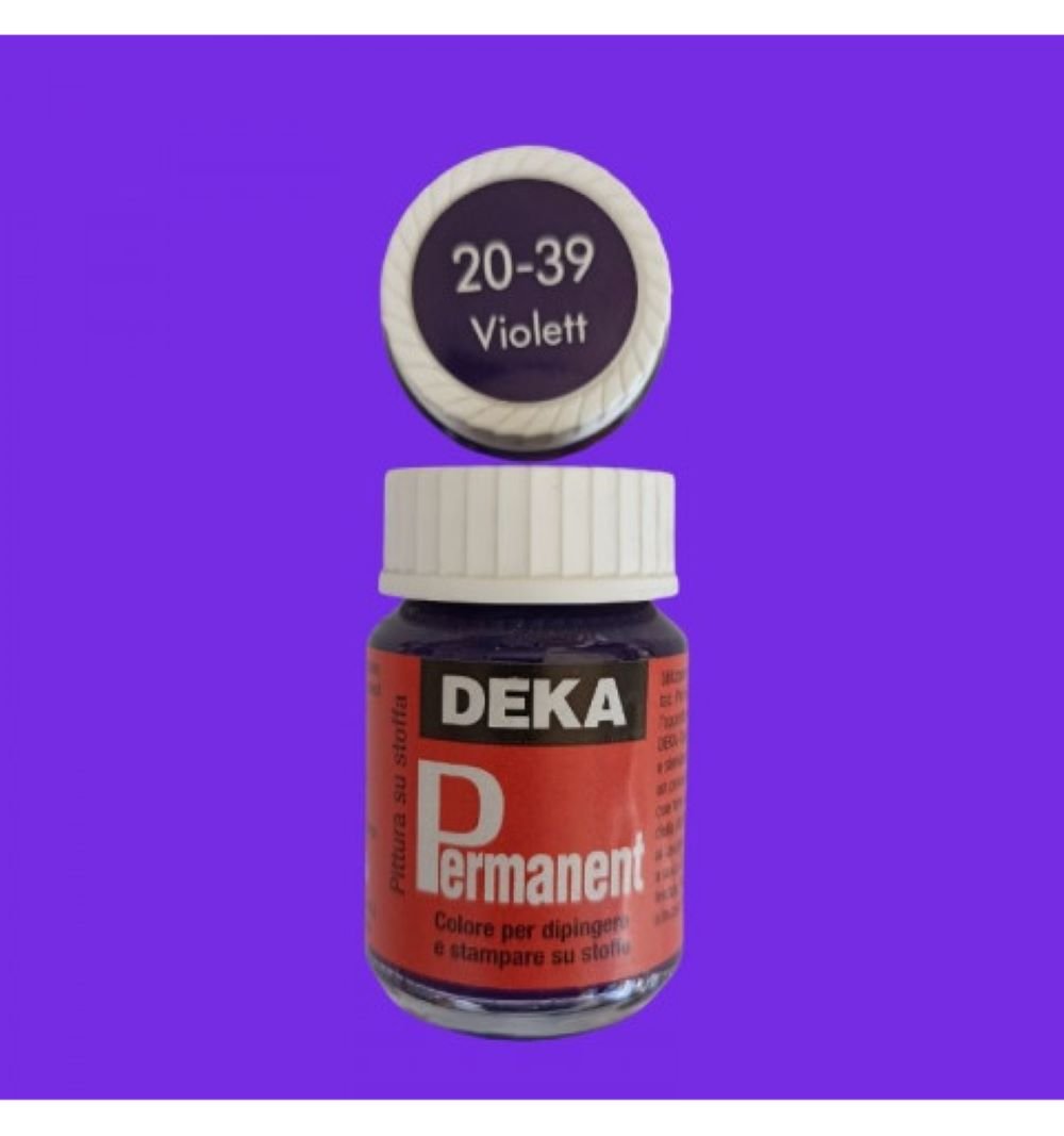 DEKA Permanent Fabric Paint 25 ml Violett 2039