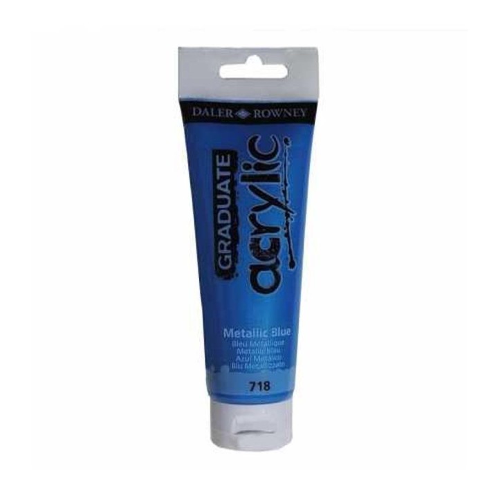 Acrylic Paint Graduate 120ml - Metallic Blue