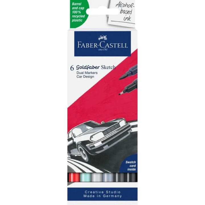 Gofa Sketch Marker 6ct set, Car design