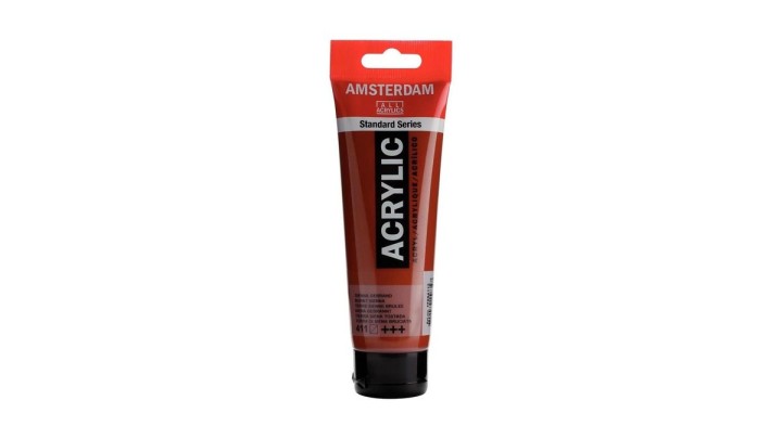 Standard Series acrylic tube 120 ml Burnt Sienna 411