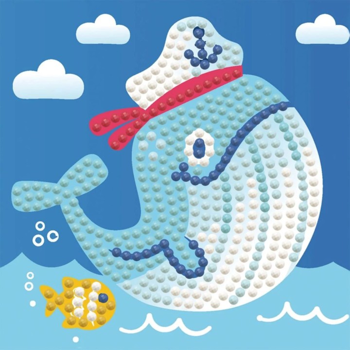 Diamond Dotz Whale Song - Framed Kit, 9.5*9.5 cm