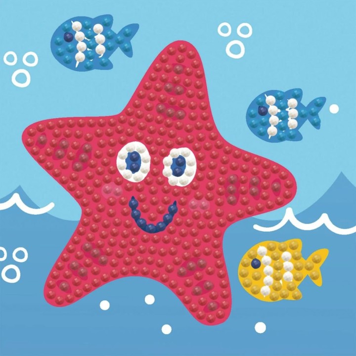 Diamond Dotz Happy Star Fish - Framed Kit 9.5*9.5 cm