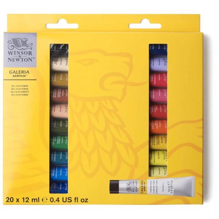 W&N Galeria Acrylic Set 20x12ml