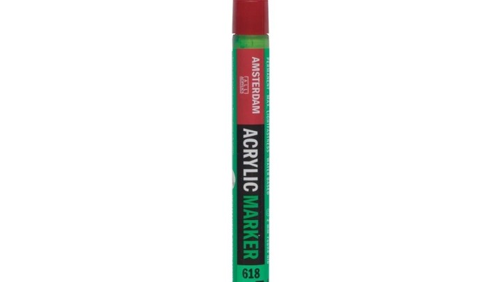 Acrylic marker 2 mm Permanent Green Light 618