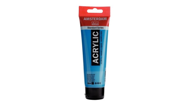 Standard Series acrylic tube 120 ml Brilliant Blue 564