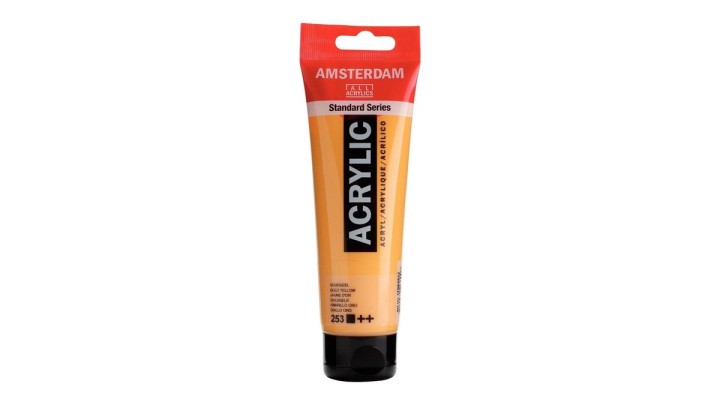 Standard Series acrylic tube 120 ml Gold Yellow 253