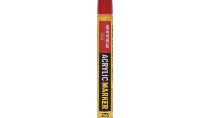 Acrylic marker 2 mm Primary Yellow 275