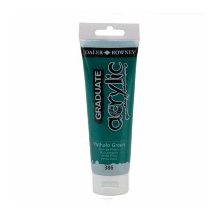 Acrylic Paint Graduate 120ml - Phthalo Green