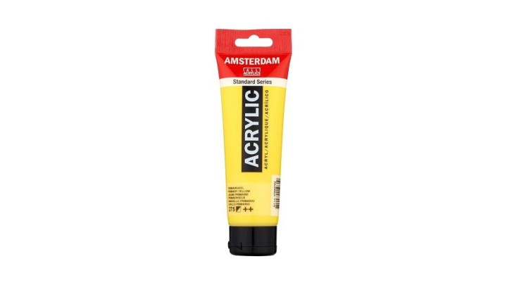 Standard Series acrylic tube 120 ml Primary Yellow 275