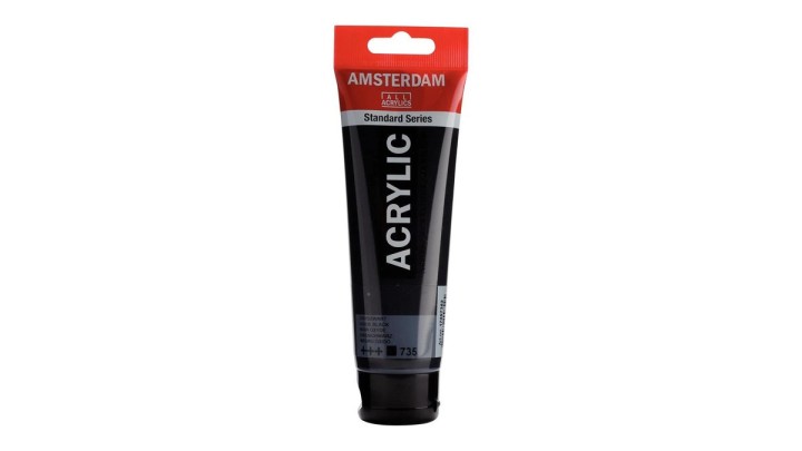 Standard Series acrylic tube 120 ml Oxide Black 735