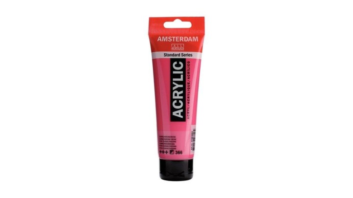 Standard Series acrylic tube 120 ml Quinacridone Rose 366