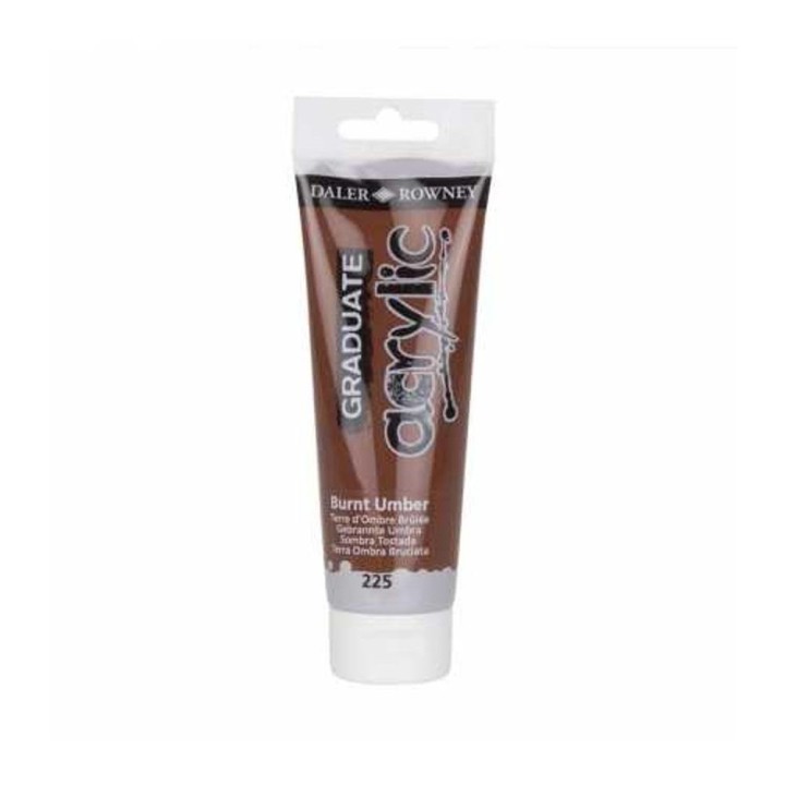 Acrylic Paint Graduate 120ml - Burnt Umber
