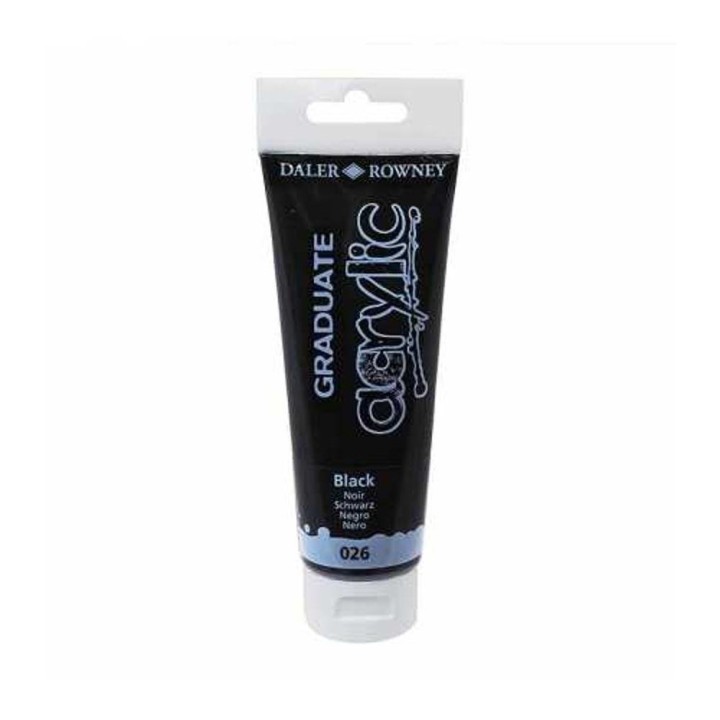 Acrylic Paint Graduate 120ml - Black
