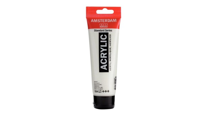 Standard Series acrylic tube 120 ml Zinc White 104