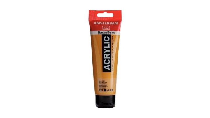 Standard Series acrylic tube 120 ml Yellow Ochre 227
