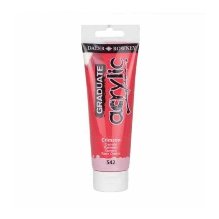Acrylic Paint Graduate 120ml - Crimson