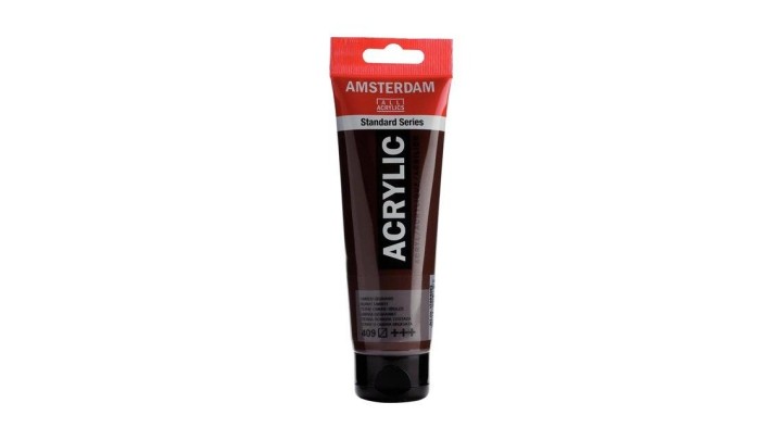 Standard Series acrylic tube 120 ml Burnt Umber 409